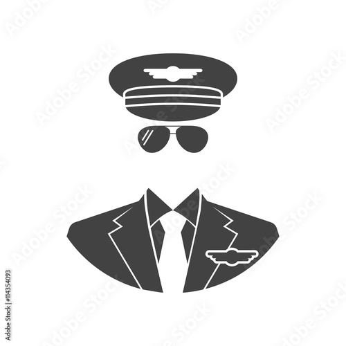 Pilot Icon vector