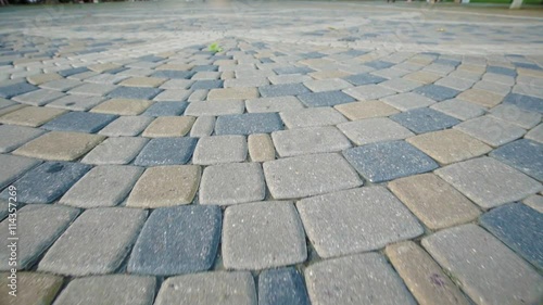 The Slow Movement over Stones of the Paved Street