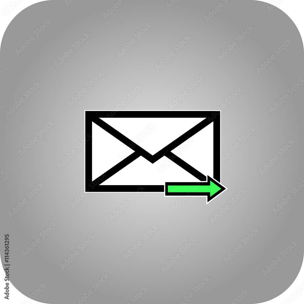 Email symbol letter icon - vector, flat design. Eps 10. Email symbol letter icon - vector, flat design. Eps 10.