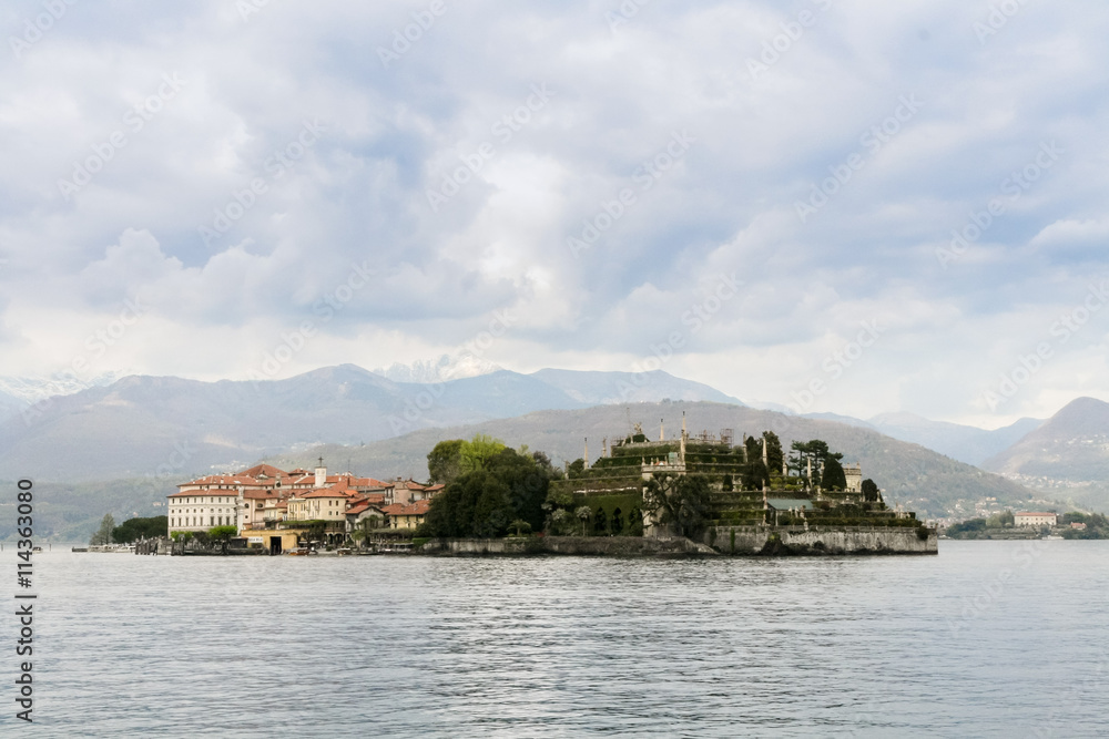 Isola Bella on Lake Maggiore in the spring.