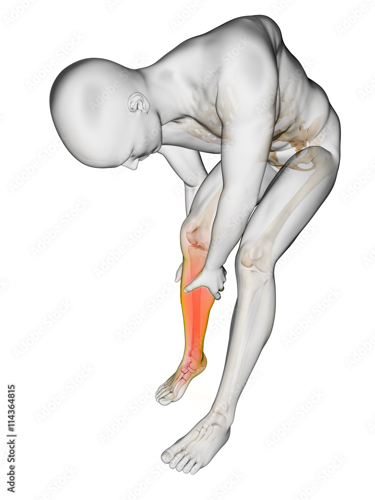 medically accurate 3d illustration of calf pain medically accurate 3d illustration of calf pain