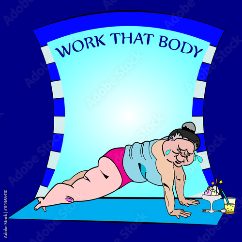 fitness, push ups