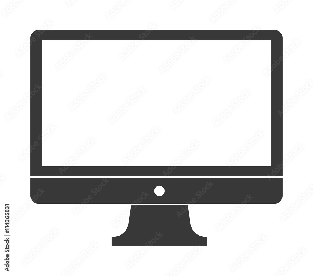 Monitor flat icon Monitor flat icon