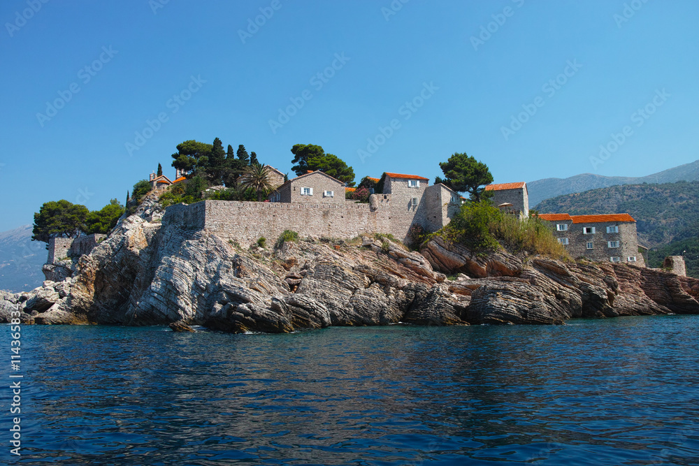 Saint Stefan  island Montenegro