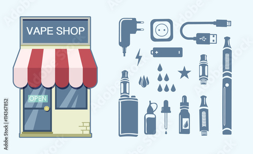 Vape shop logo