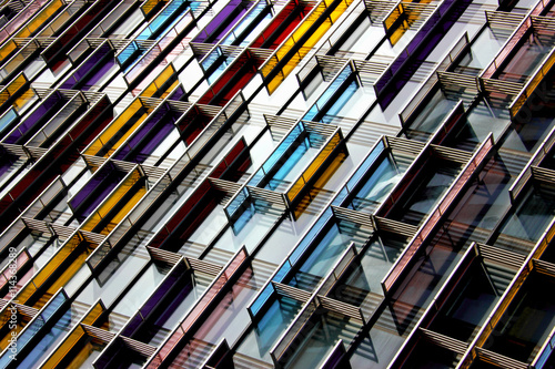Modern Architectural design and detail in the  business environment