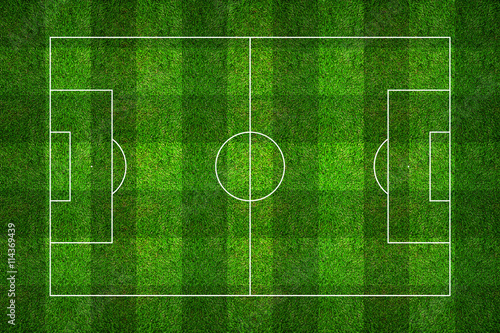 Football field or soccer field pattern and texture with clipping path. © Lifestyle Graphic