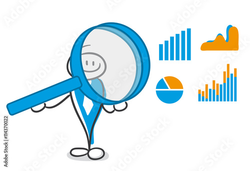 Stick Figure Series Blue / Lupe, Diagramme