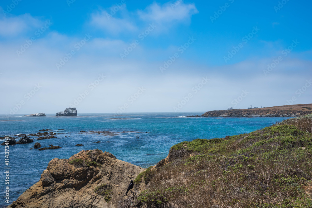 Scenic View of the California Coastline Pacific Highway 1