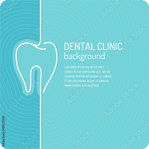 Linear vector background for dentistry.