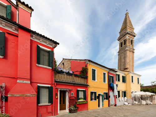 The Venetian island of Burano may well be the most colorful town in the world, with no two houses next to each other painted the same color.
