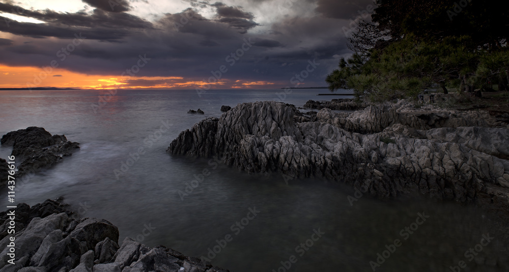 Fototapeta premium zadar sunset