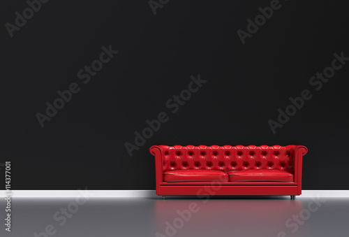 3D Living Room Illustration