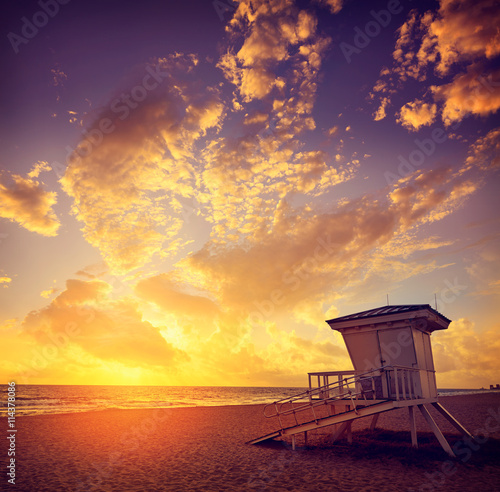 Fort Lauderdale beach sunrise Florida US © lunamarina