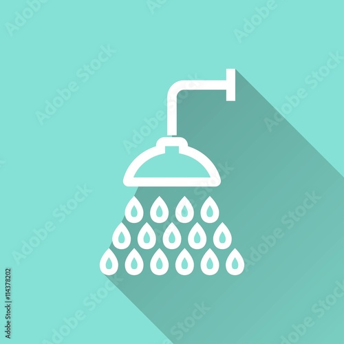 Shower - vector icon.