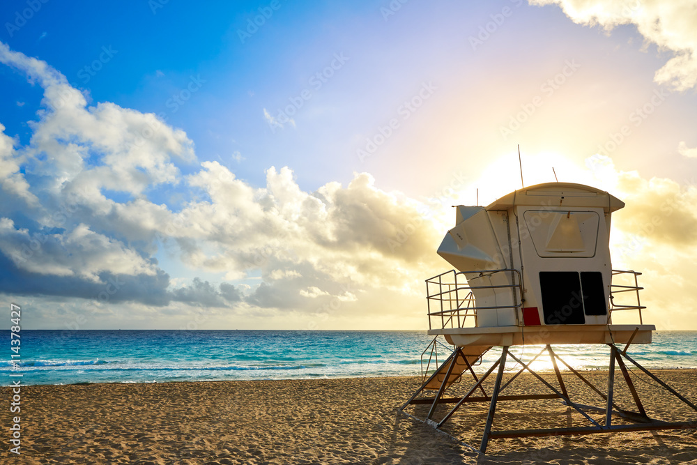 Fort Lauderdale beach sunrise Florida US Fort Lauderdale beach sunrise Florida US