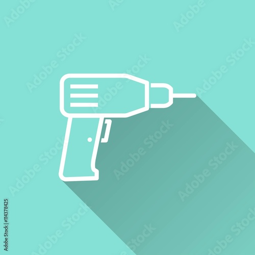 Drill - vector icon.