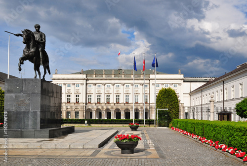 Presidential palace Warsaw Poland