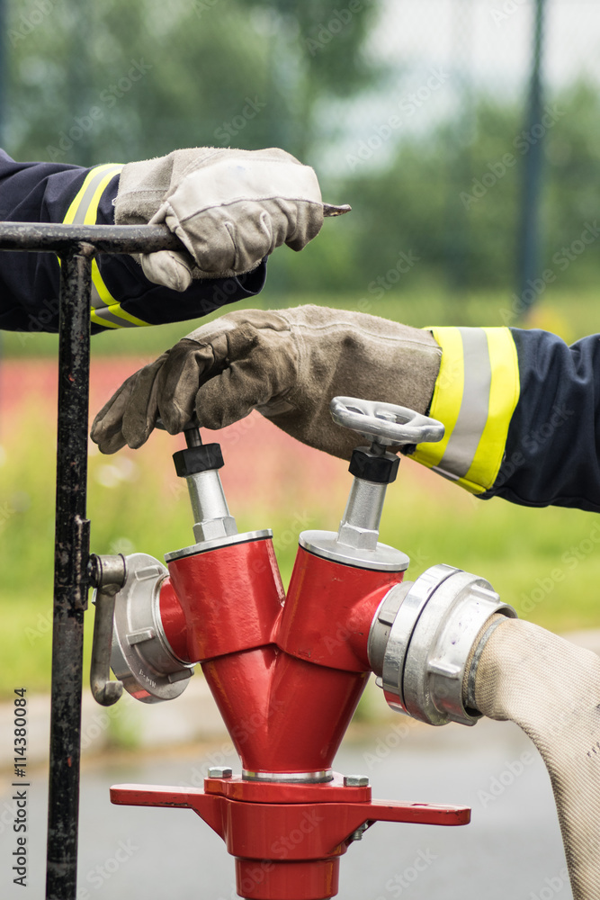 Fototapeta premium Firefighter