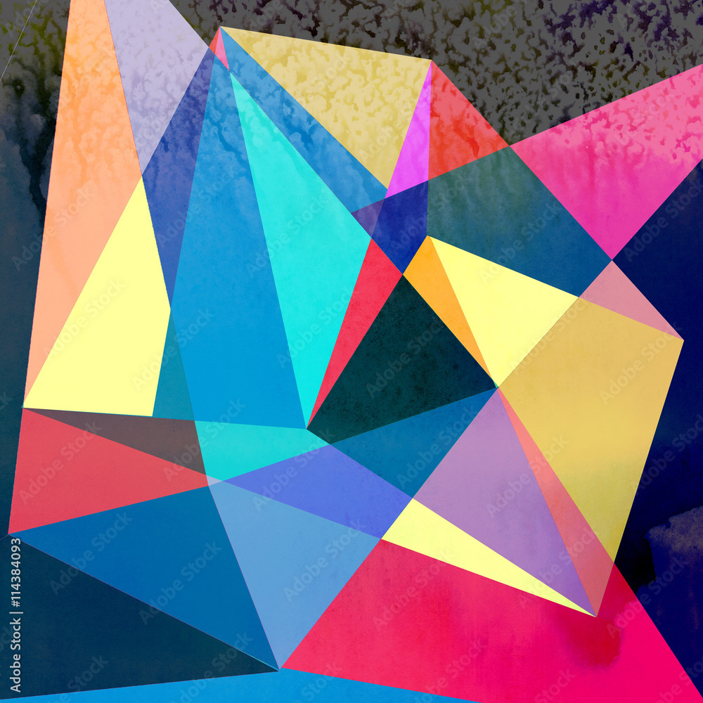 abstract watercolor geometric background abstract watercolor geometric background