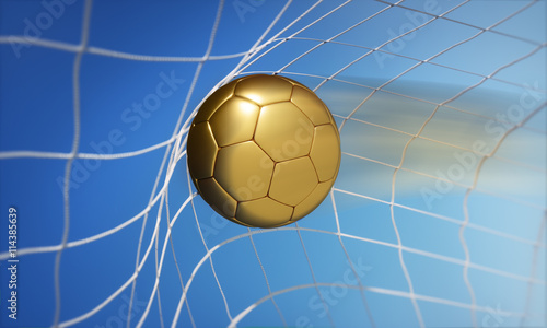 Goldener Ball im Tornetz © peterschreiber.media