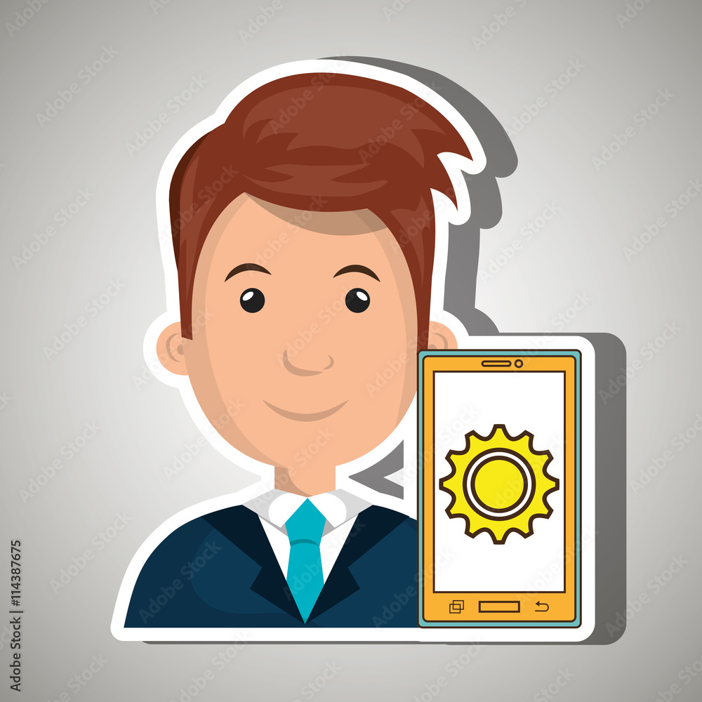 smartphone service design, vector illustration eps10 graphic smartphone service design, vector illustration eps10 graphic