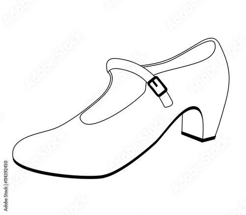 elegant female shoe