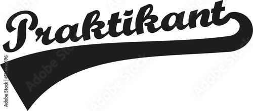 Intern retro word - german