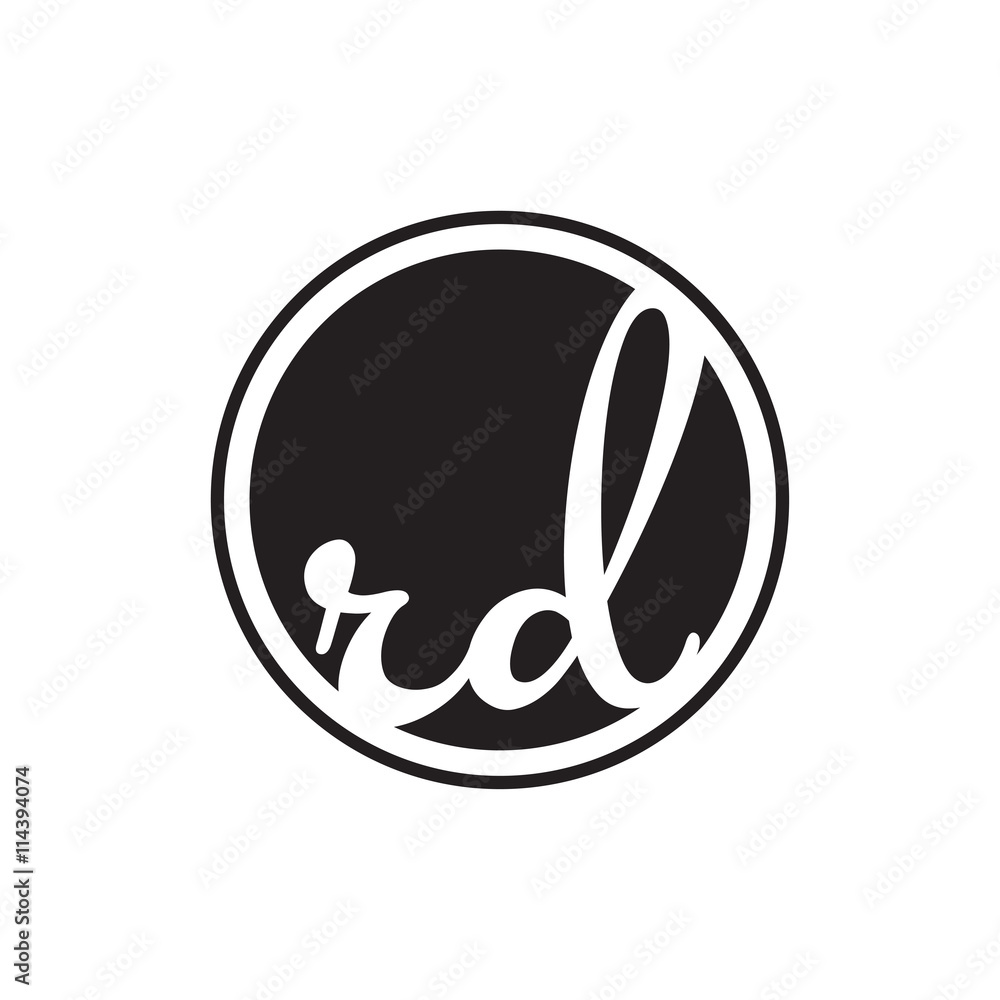 initial letter logo circle with ring initial letter logo circle with ring