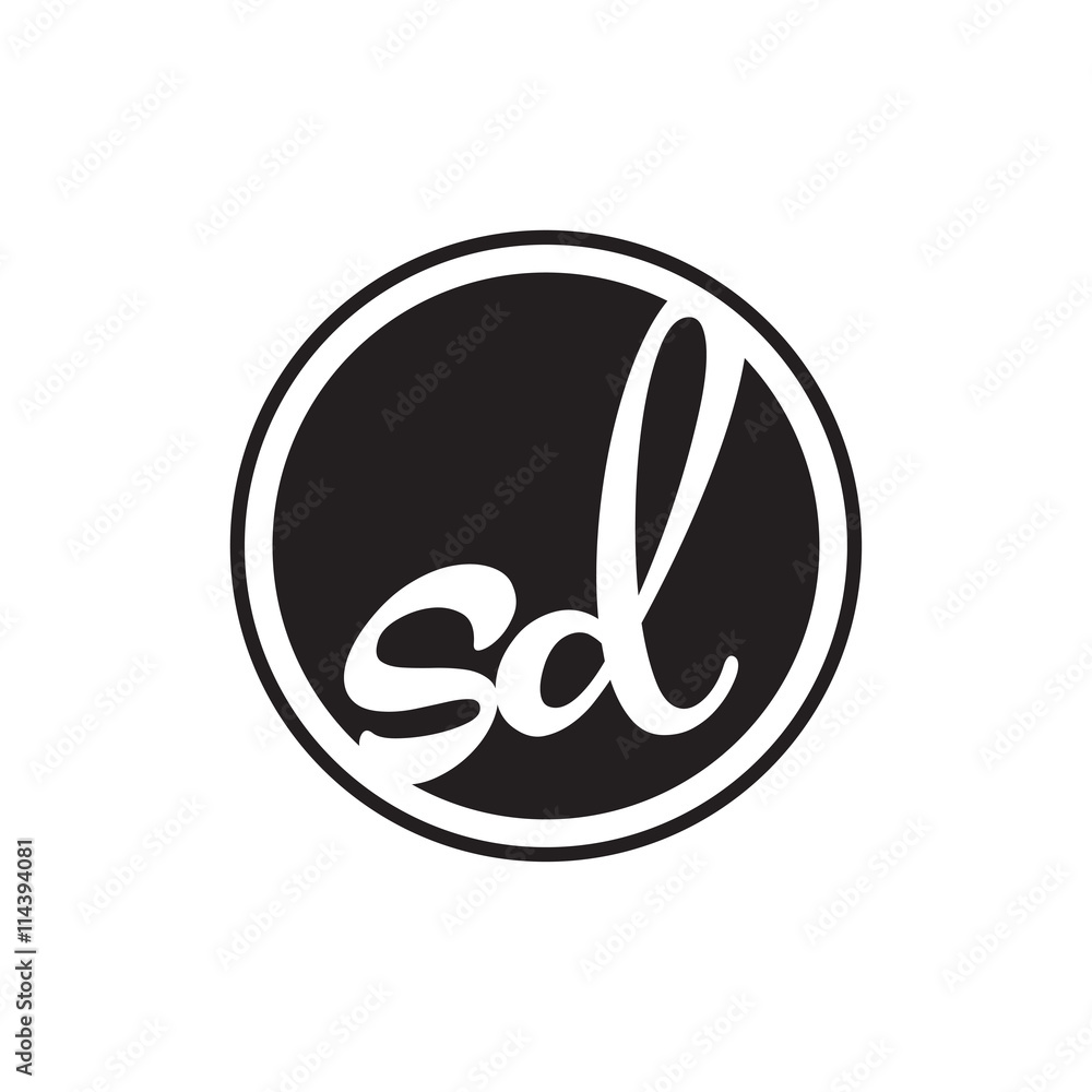 initial letter logo circle with ring initial letter logo circle with ring