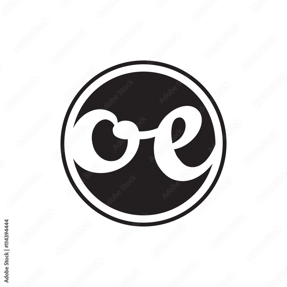 initial letter logo circle with ring initial letter logo circle with ring