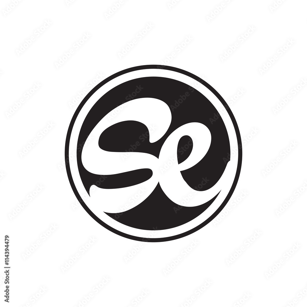 initial letter logo circle with ring initial letter logo circle with ring