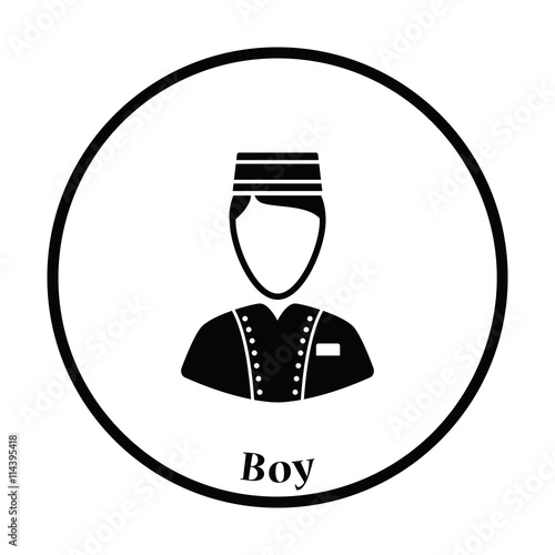 Hotel boy icon