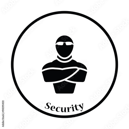 Night club security icon