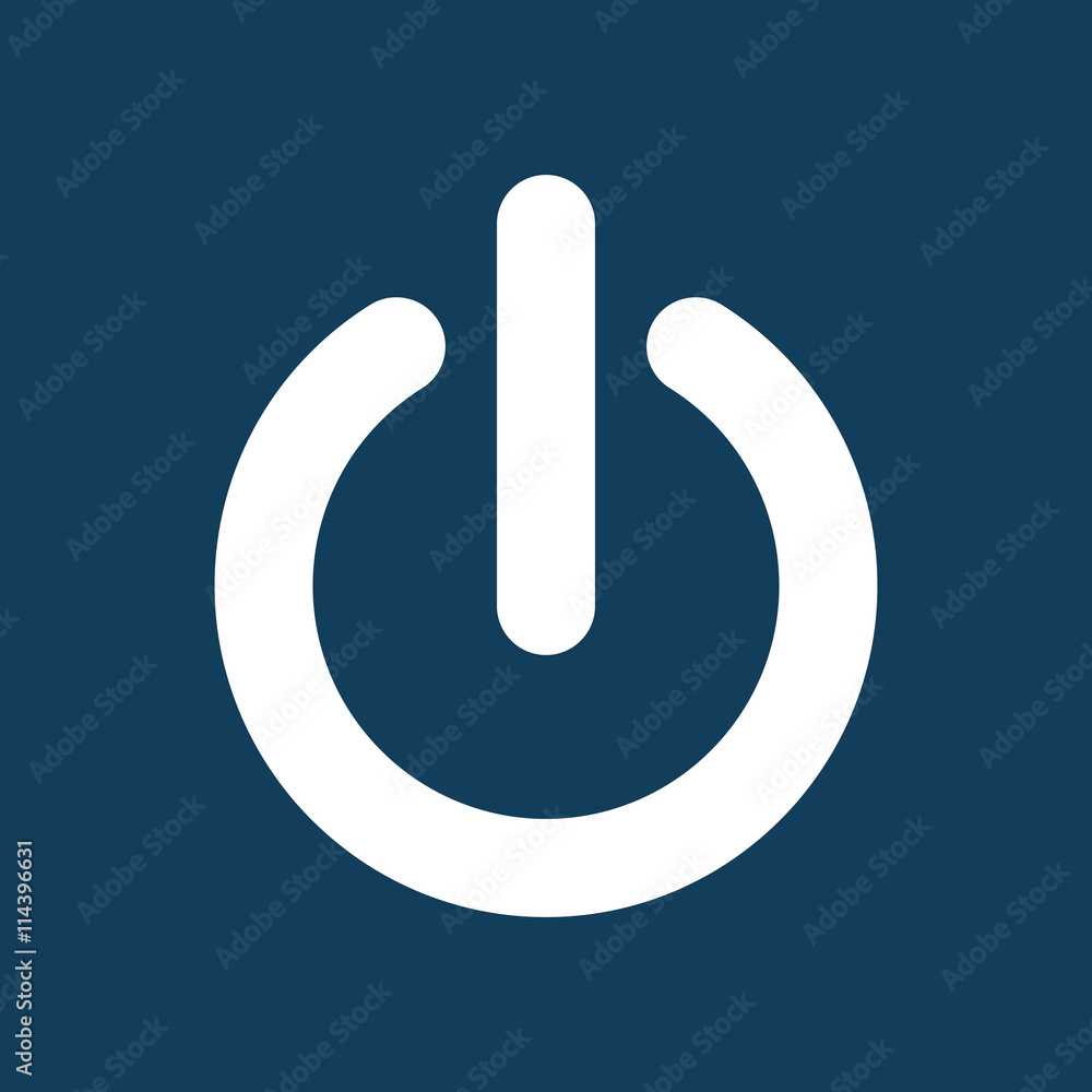 on off power button switch icon on color background on off power button switch icon on color background
