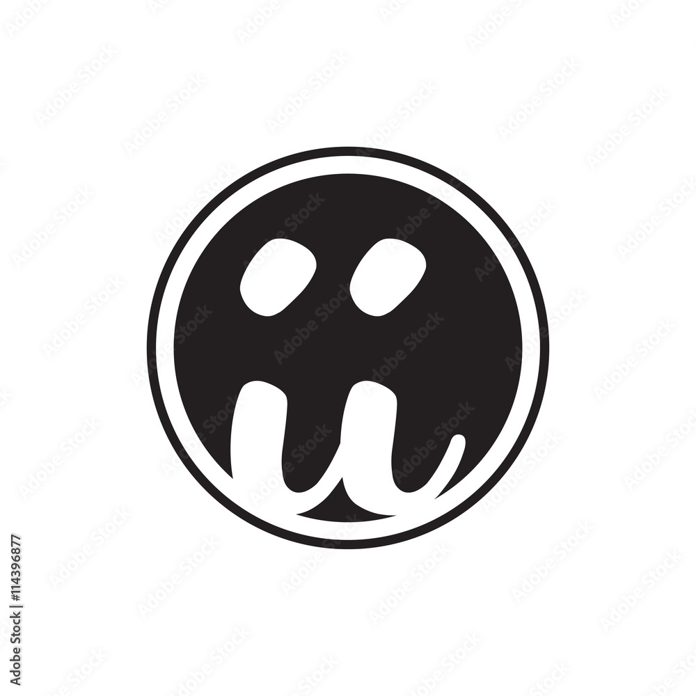 Fototapeta premium initial letter logo circle with ring