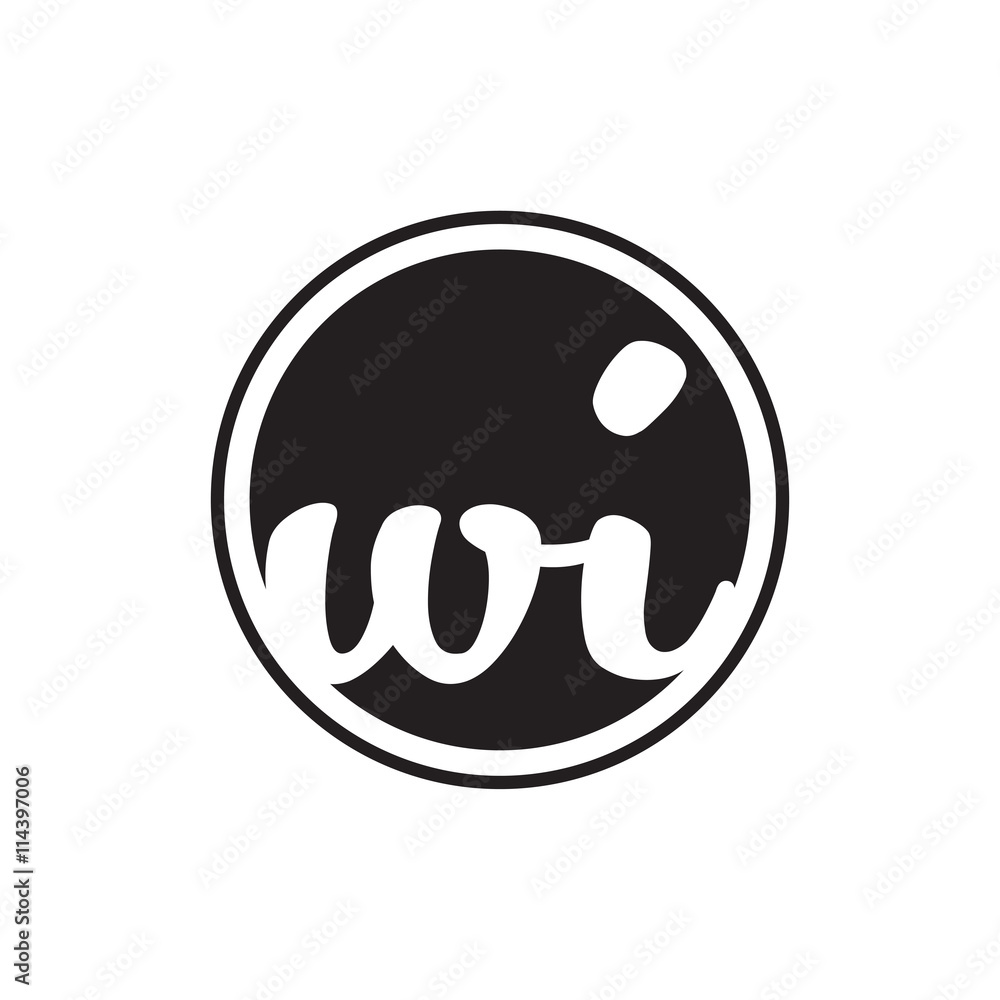 initial letter logo circle with ring initial letter logo circle with ring