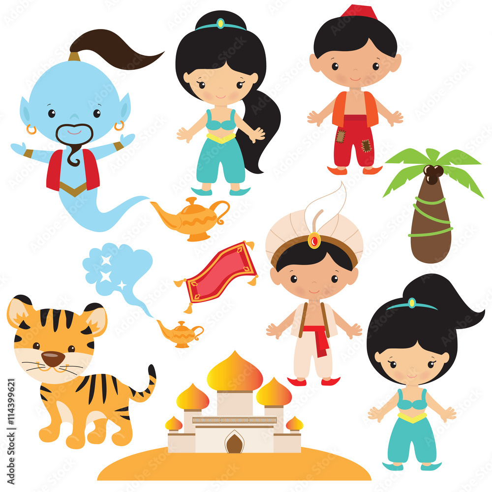 Aladdin vector illustration Stock Vector | Adobe Stock