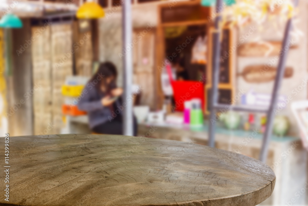 Empty wooden table and Coffee shop interior with some people blur background with bokeh image, for product display montage,can be used for montage or display your products
Empty wooden table and Coffee shop interior with some people blur background with bokeh image, for product display montage,can be used for montage or display your products