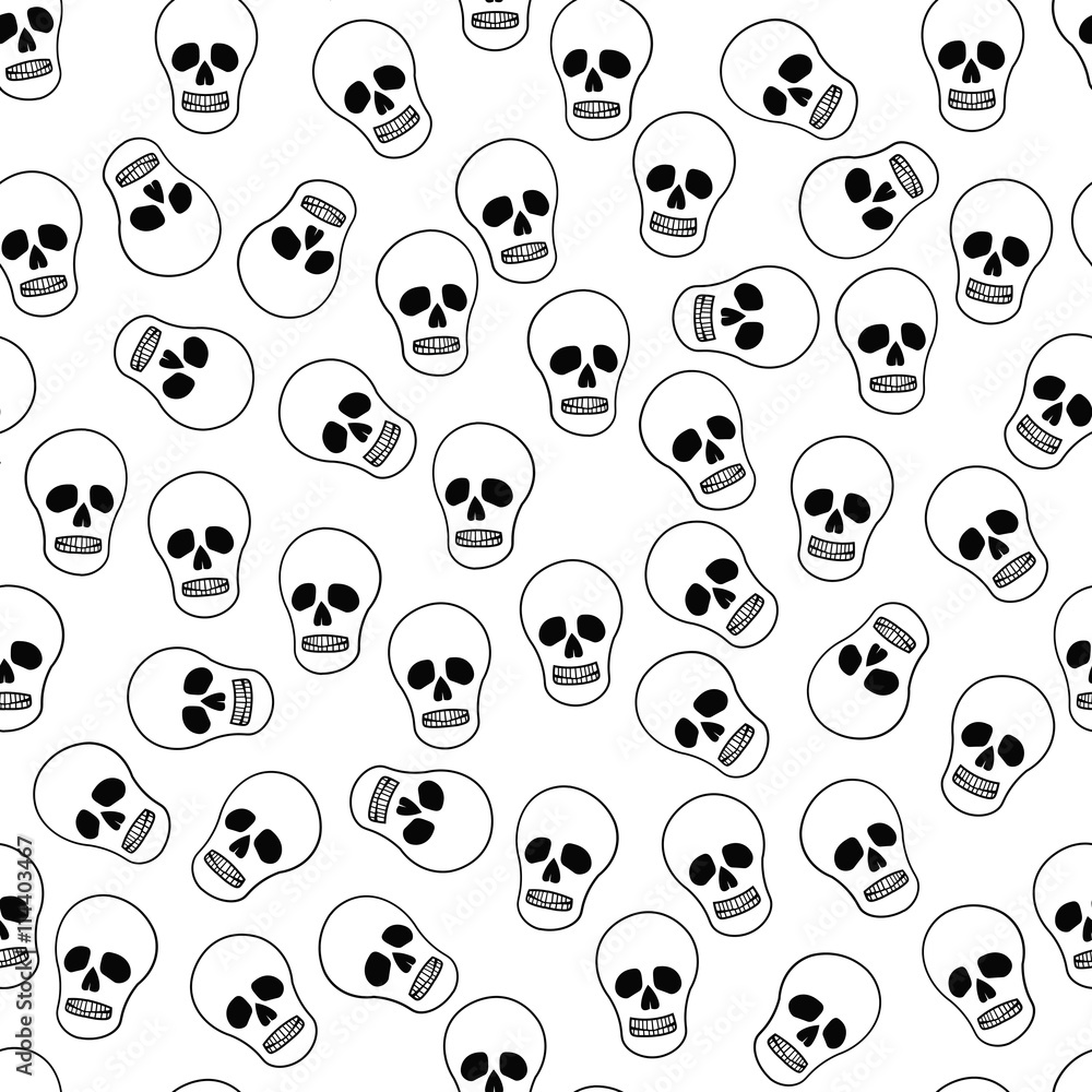 Background with skeletons. Background with skull skeleton. The