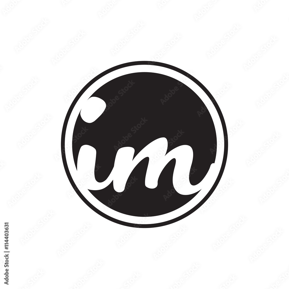 initial letter logo circle with ring initial letter logo circle with ring