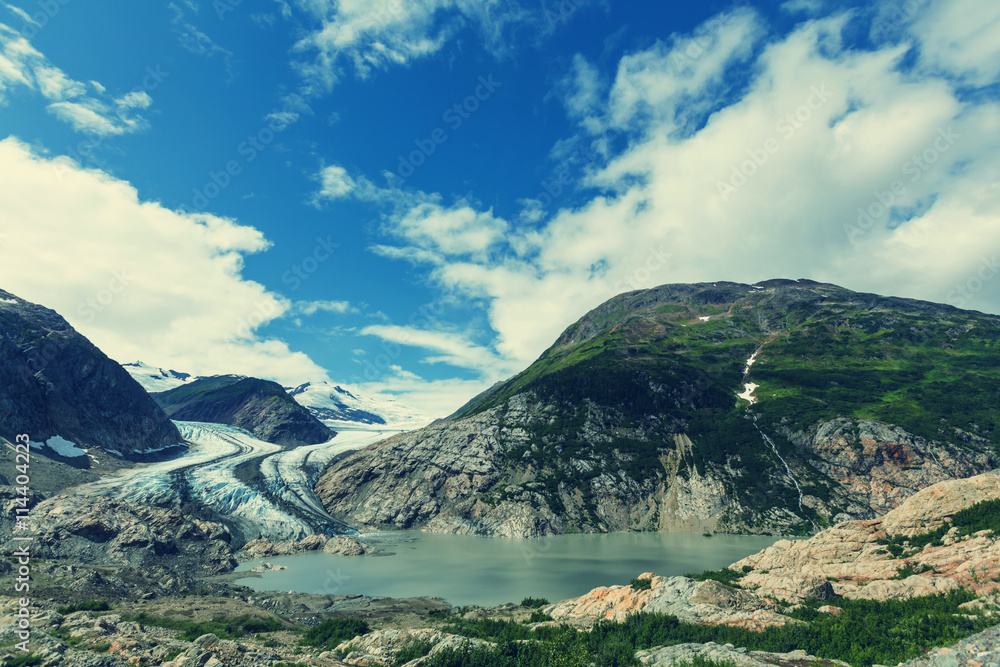 Salmon glacier Salmon glacier