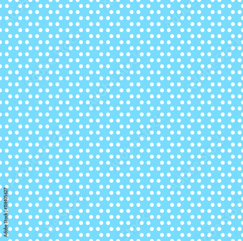 Vector Background #Polka Dots_Hexagonal Pattern_Sky Blue