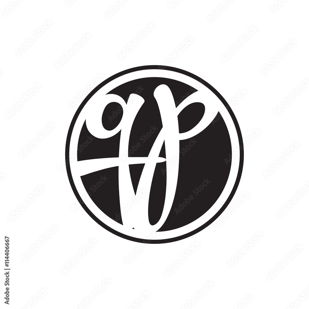 initial letter logo circle with ring initial letter logo circle with ring