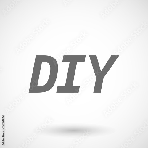  Illustration of    the text DIY