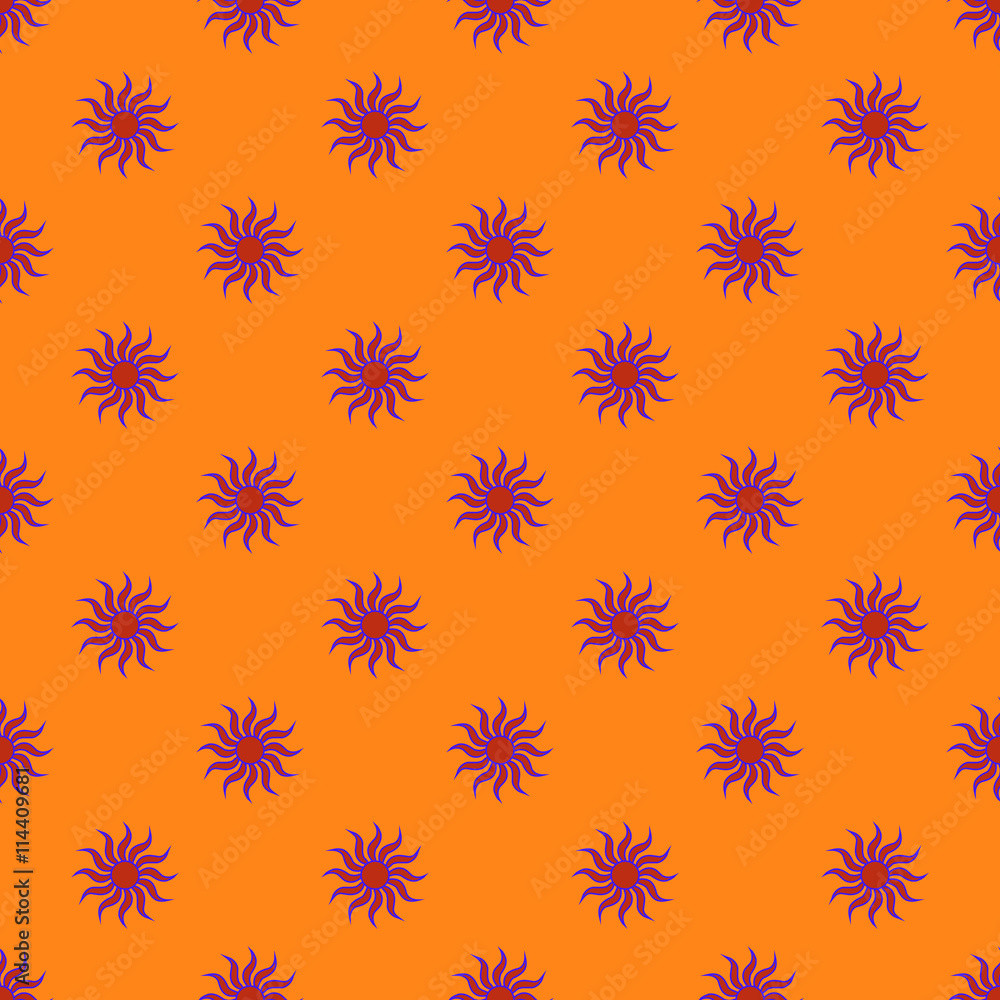 Flowers geometric seamless pattern 64.06 Flowers geometric seamless pattern 64.06