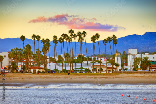 View on Santa Barbara from the pier photo