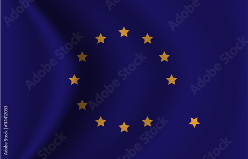 Vector of Euro flag concept for UK brexit