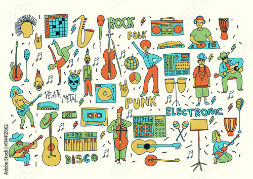 color doodle music