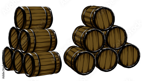 barrels of beer